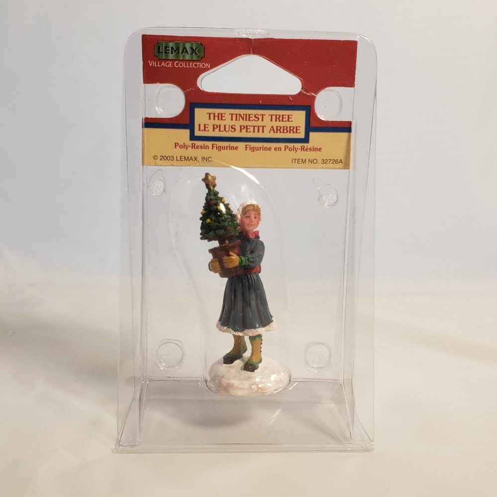 LEMAX CHRISTMAS VILLAGE HOUSE ACCESSORIES - THE TINIEST TREE 2003 #32726A